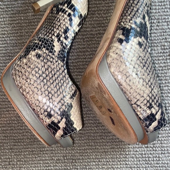 Giuseppe Zanotti Luxury Snakeskin Slingback Heels sz 38.5 - Picture 11 of 16